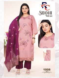 Desi kudi siddhi vol 1 three piece kurti wholesale